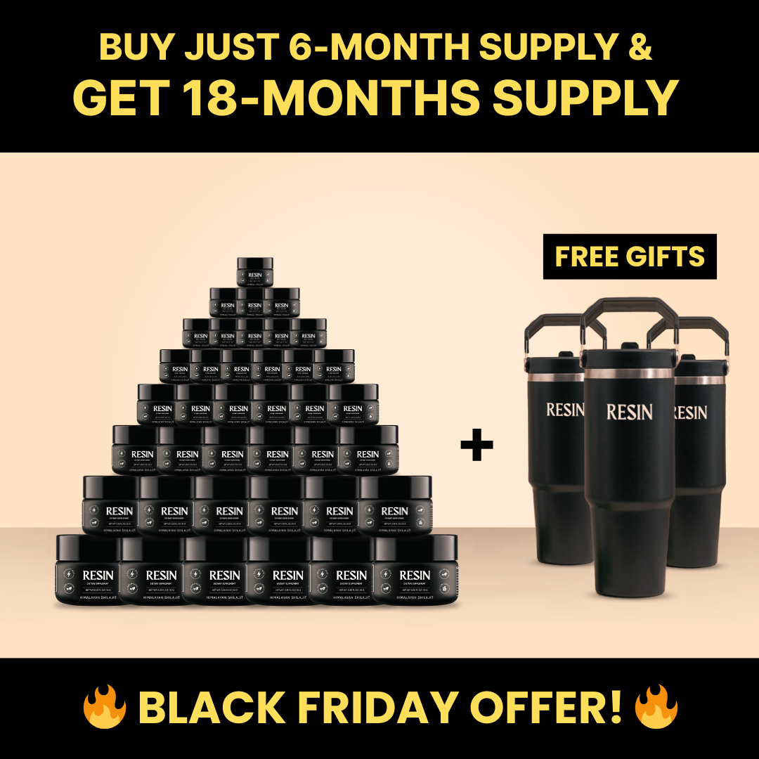 RESIN Black Friday Mega Pack (18 months supply) | 6-Month Supply + 12 Months FREE
